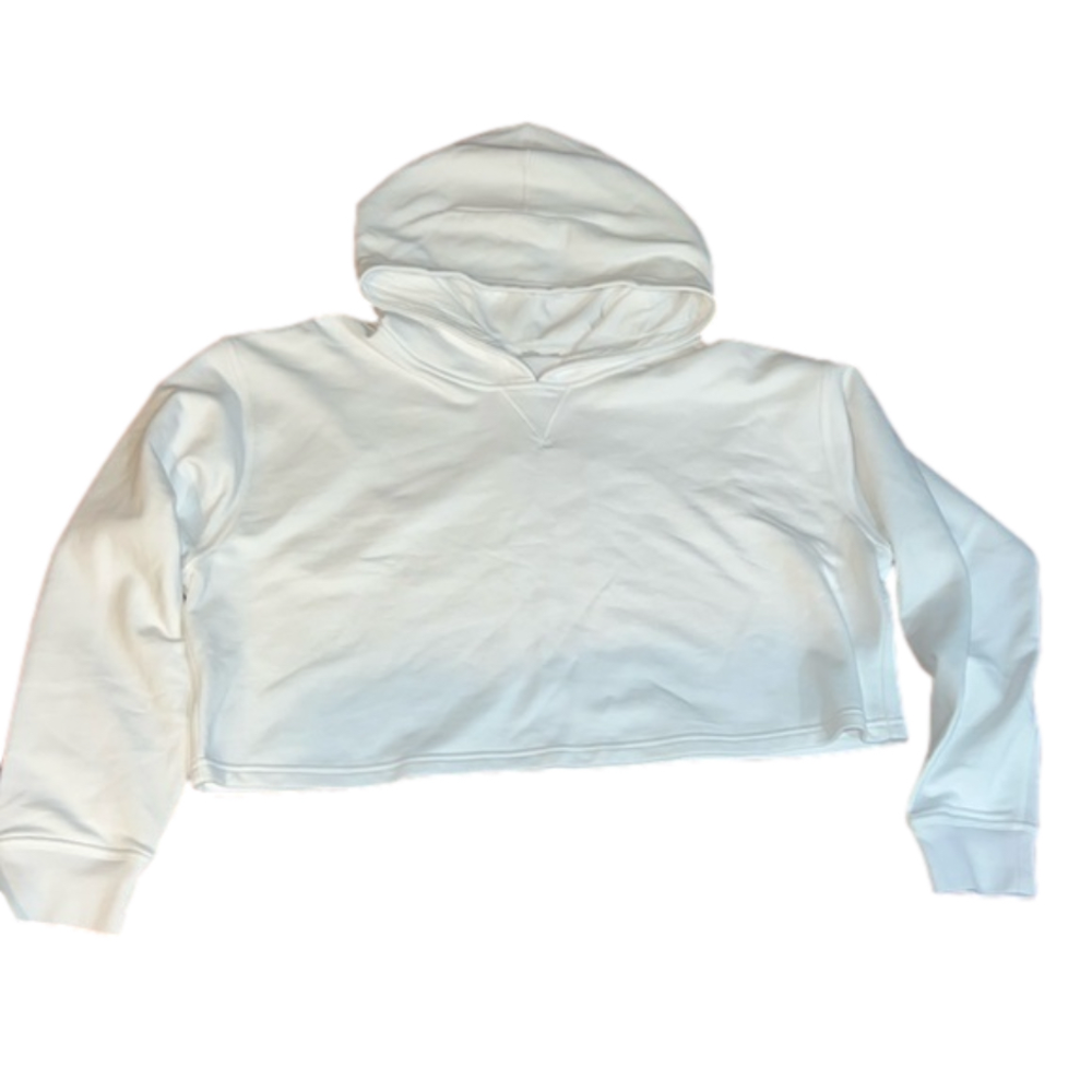lululemon athletica White Cropped Hoodie